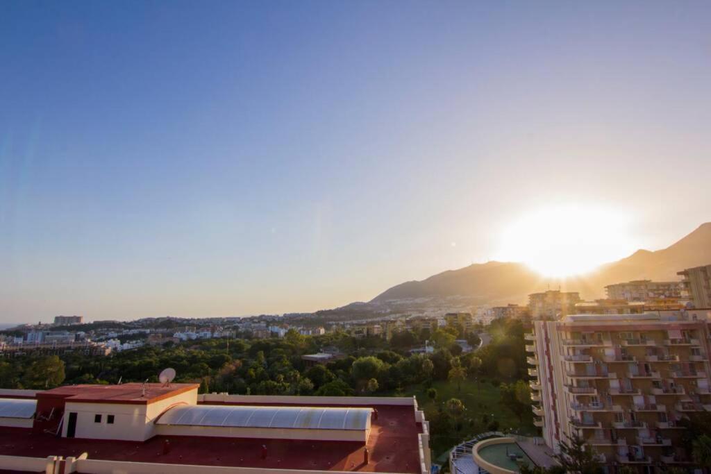 Benalmádena estudio JJupiter 250 m del mar con vistas al mar piscinas Esterno foto