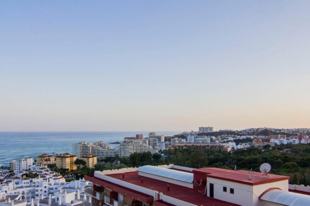 Benalmádena estudio JJupiter 250 m del mar con vistas al mar piscinas Esterno foto