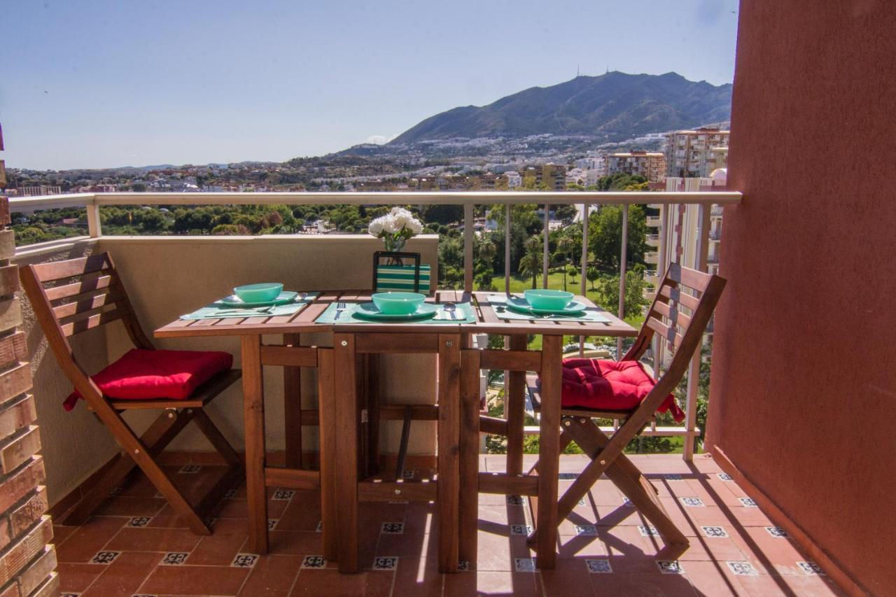 Benalmádena estudio JJupiter 250 m del mar con vistas al mar piscinas Esterno foto