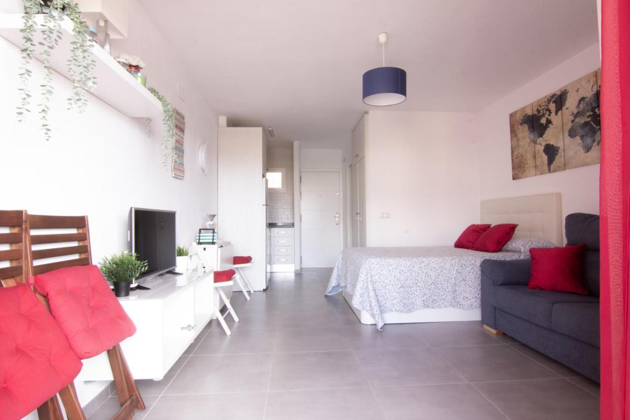 Benalmádena estudio JJupiter 250 m del mar con vistas al mar piscinas Esterno foto