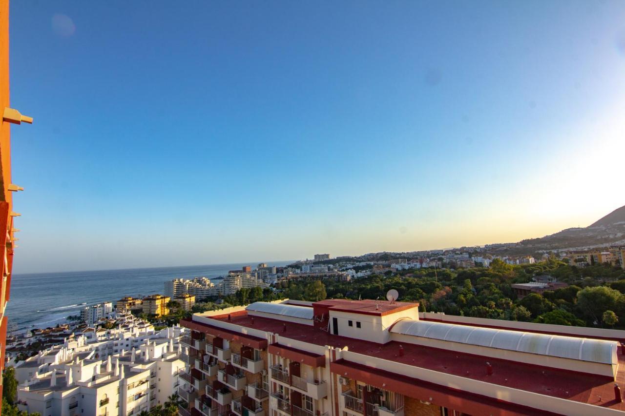 Benalmádena estudio JJupiter 250 m del mar con vistas al mar piscinas Esterno foto